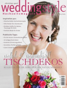 Magazincover mit Braut